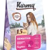 Karmy д/взрослых кошек сенситив, индейка