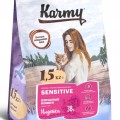 Karmy д/взрослых кошек сенситив, индейка